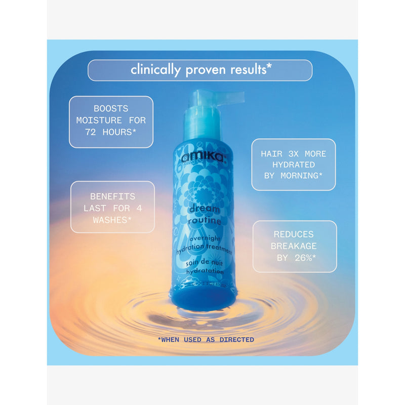 amika Dream Routine overnight hydration mask 100ml, imported from the UK