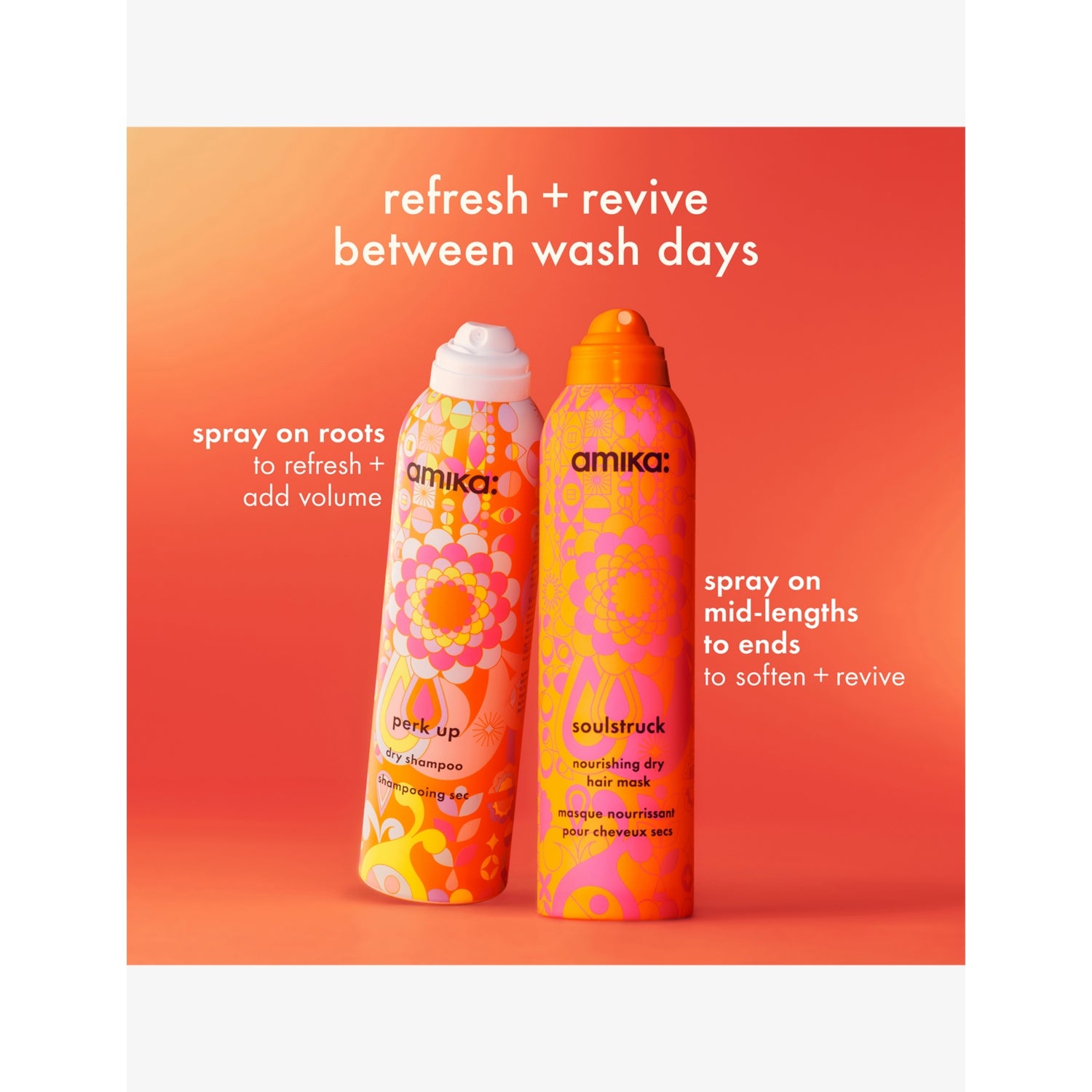 Amika Soulstruck leave-in dry hair mask 200ml, imported from the UK