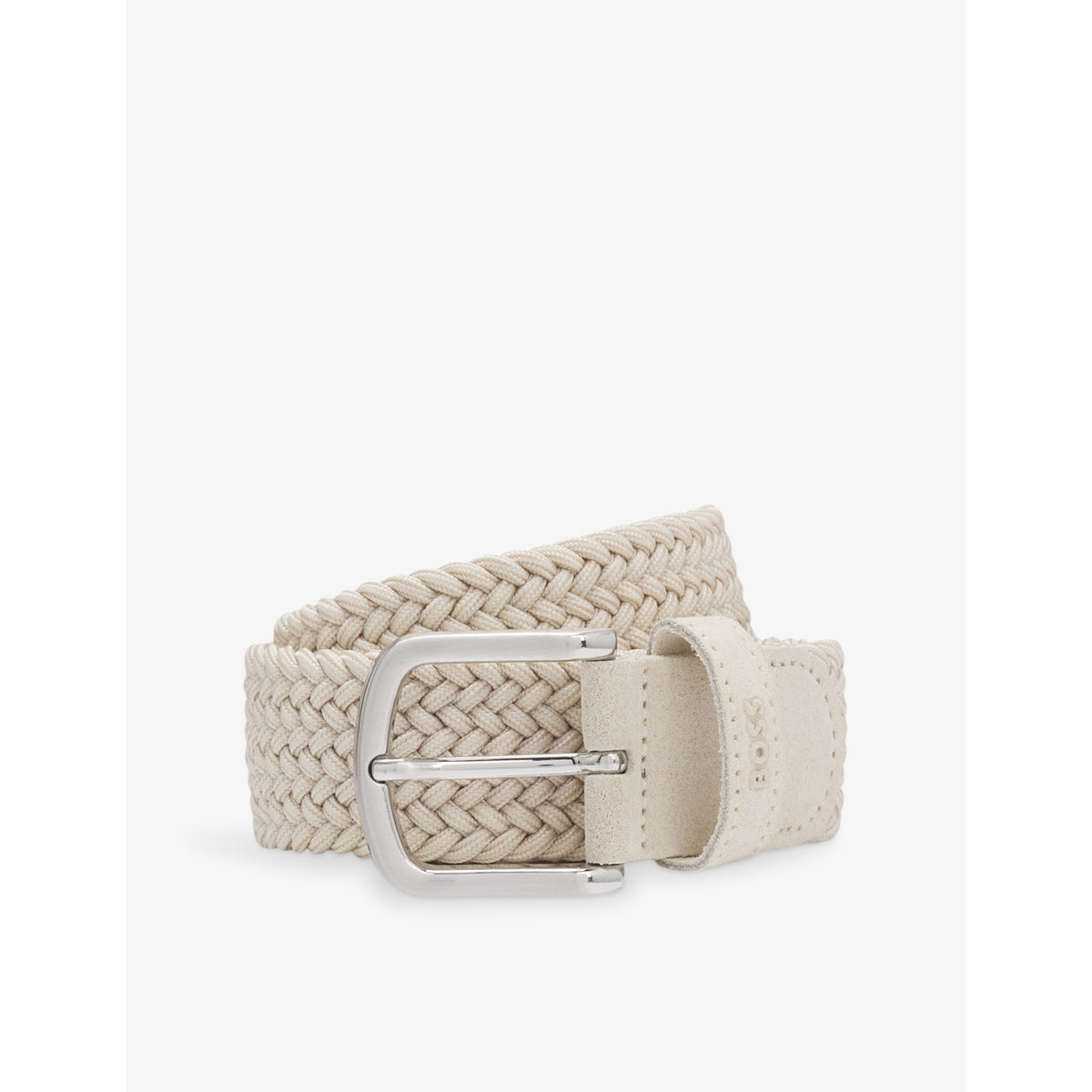 Logo-Embossed Woven Belt - 30