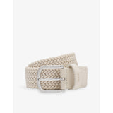 Logo-Embossed Woven Belt - 30