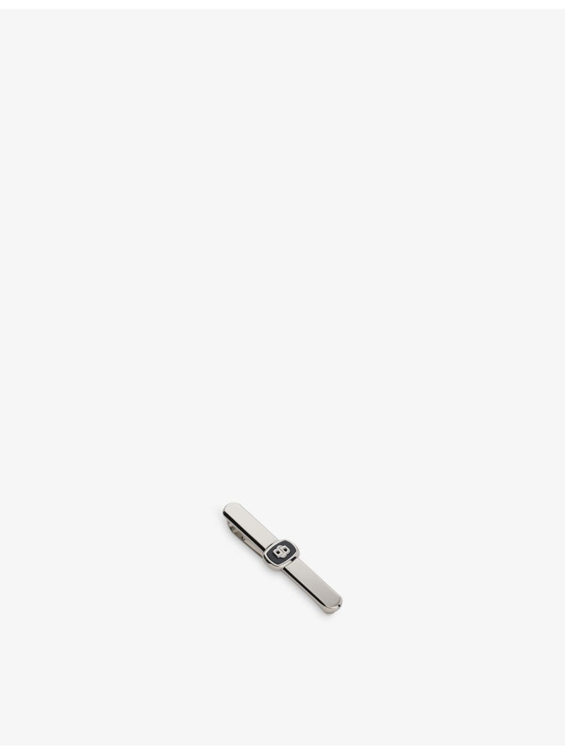 BOSS brass tie clip with Double B monogram - British product