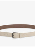 BOSS suede belt with logo buckle 3.5cm, UK version