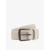 Branded-Buckle Suede Belt - 32