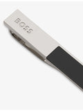 BOSS brass tie clip with black enamel insert 5.1cm - British product