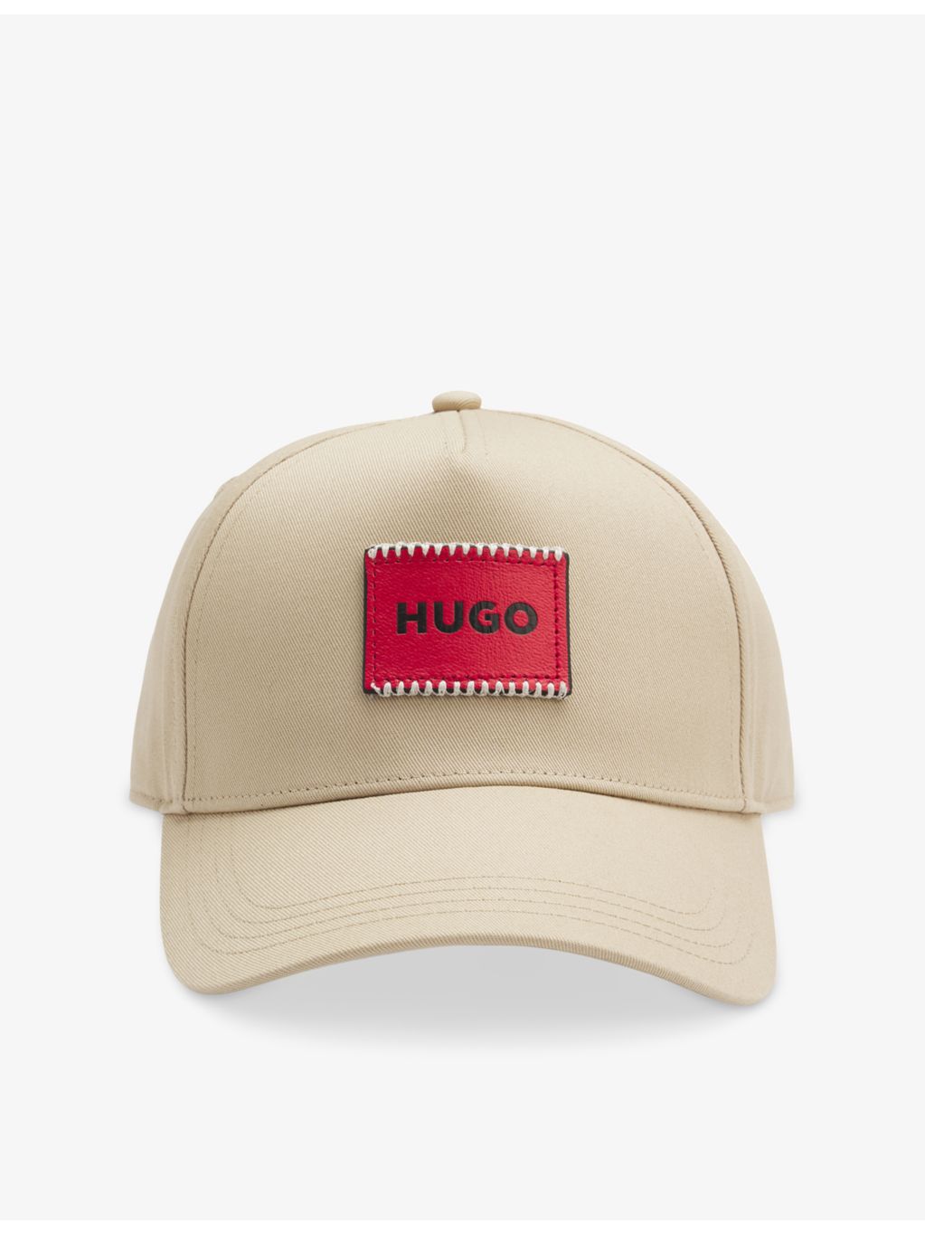 HUGO cotton-twill cap with buckle fastening - British product