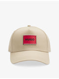 HUGO cotton-twill cap with buckle fastening - British product