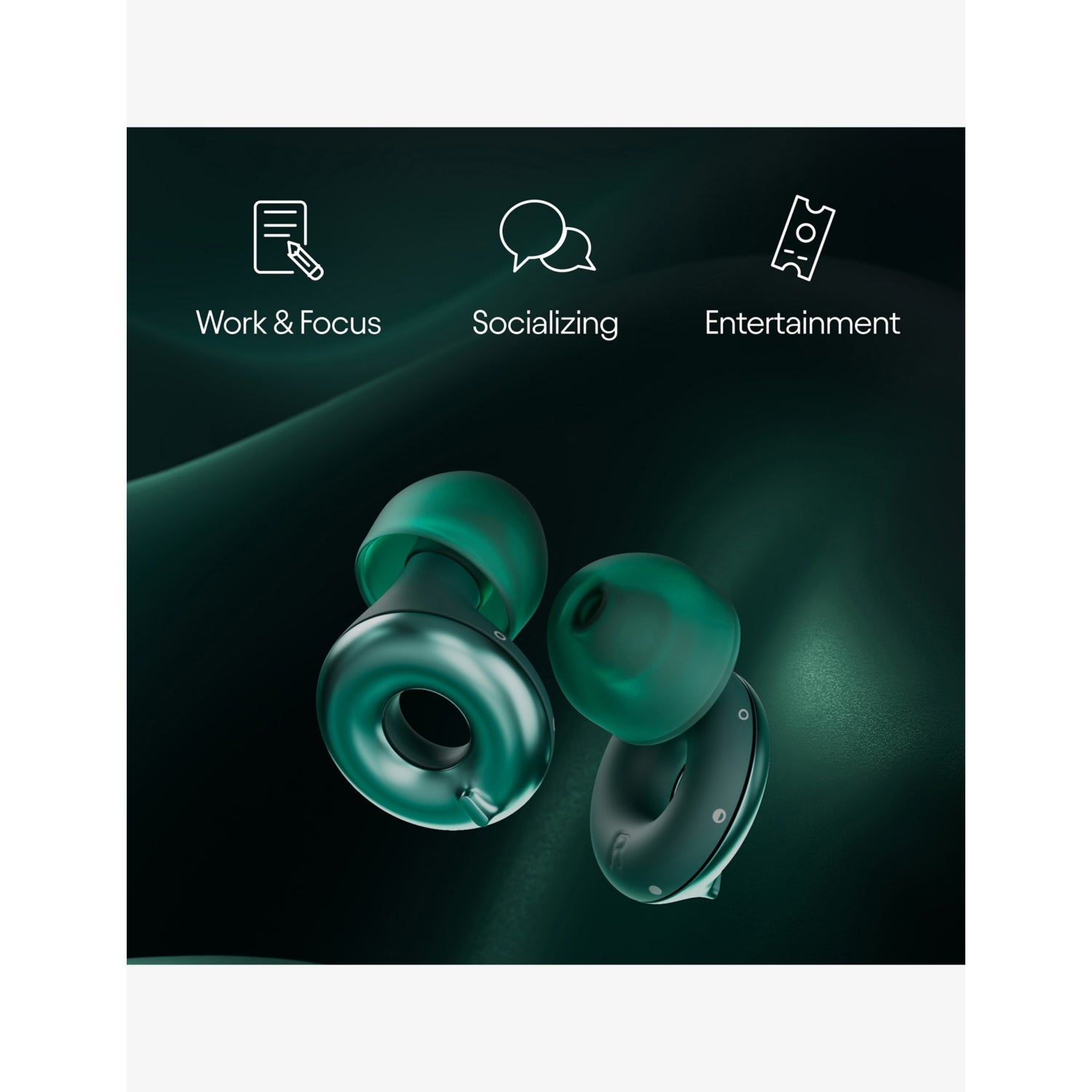 Loop Switch 2 earplugs with adjustable noise reduction, imported from the UK