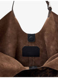 AllSaints suede tote bag Ara Leppo leopard print, UK version