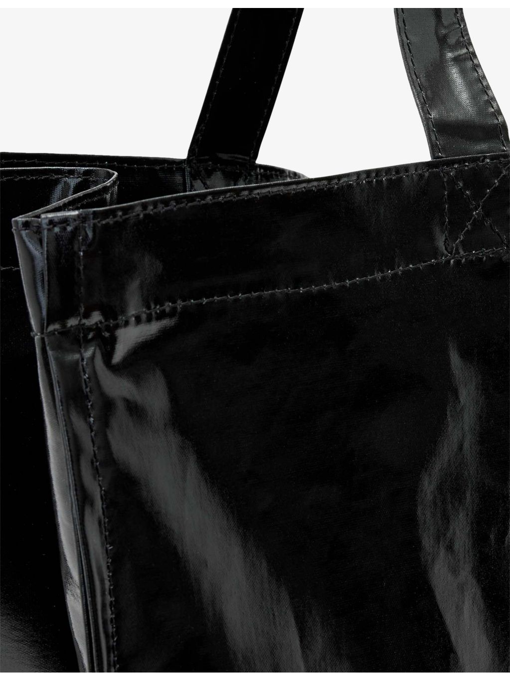 AllSaints oversized coated cotton tote bag, imported from the UK