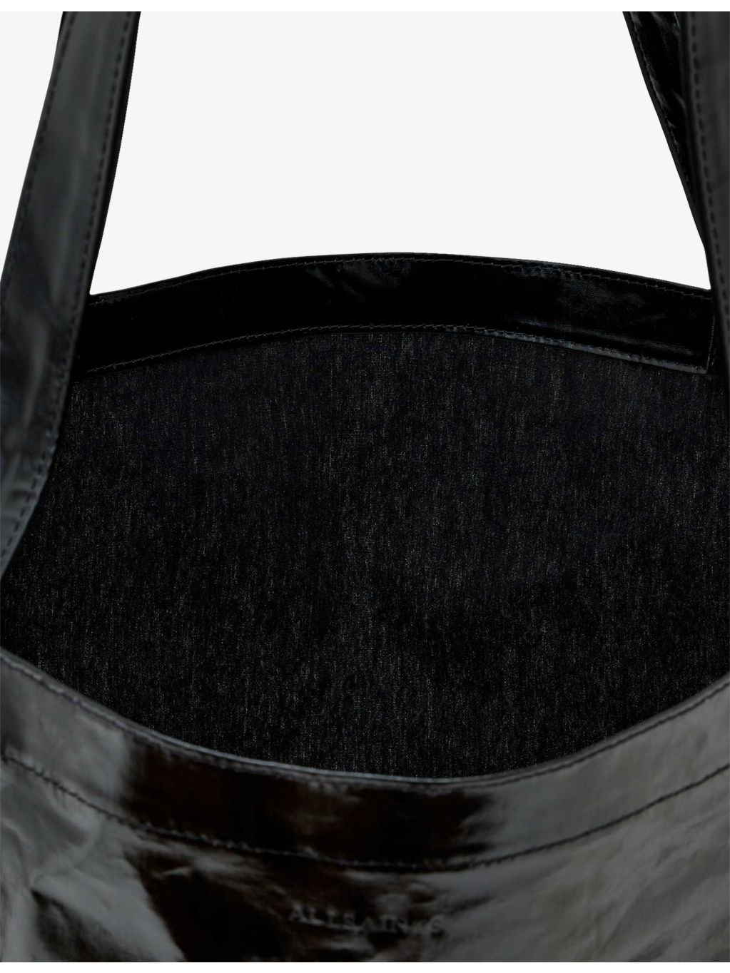 AllSaints oversized coated cotton tote bag, imported from the UK