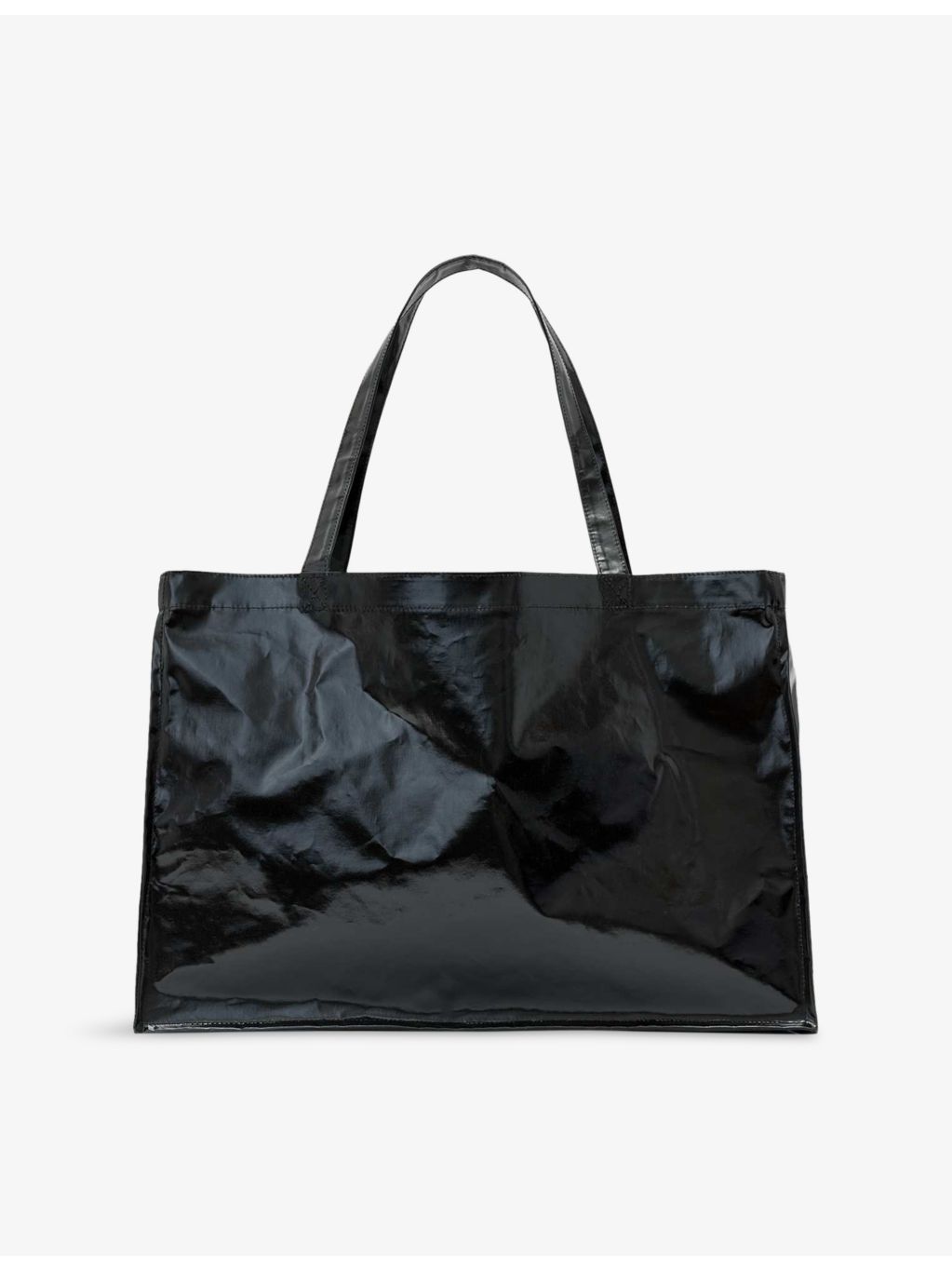 AllSaints oversized coated cotton tote bag, imported from the UK