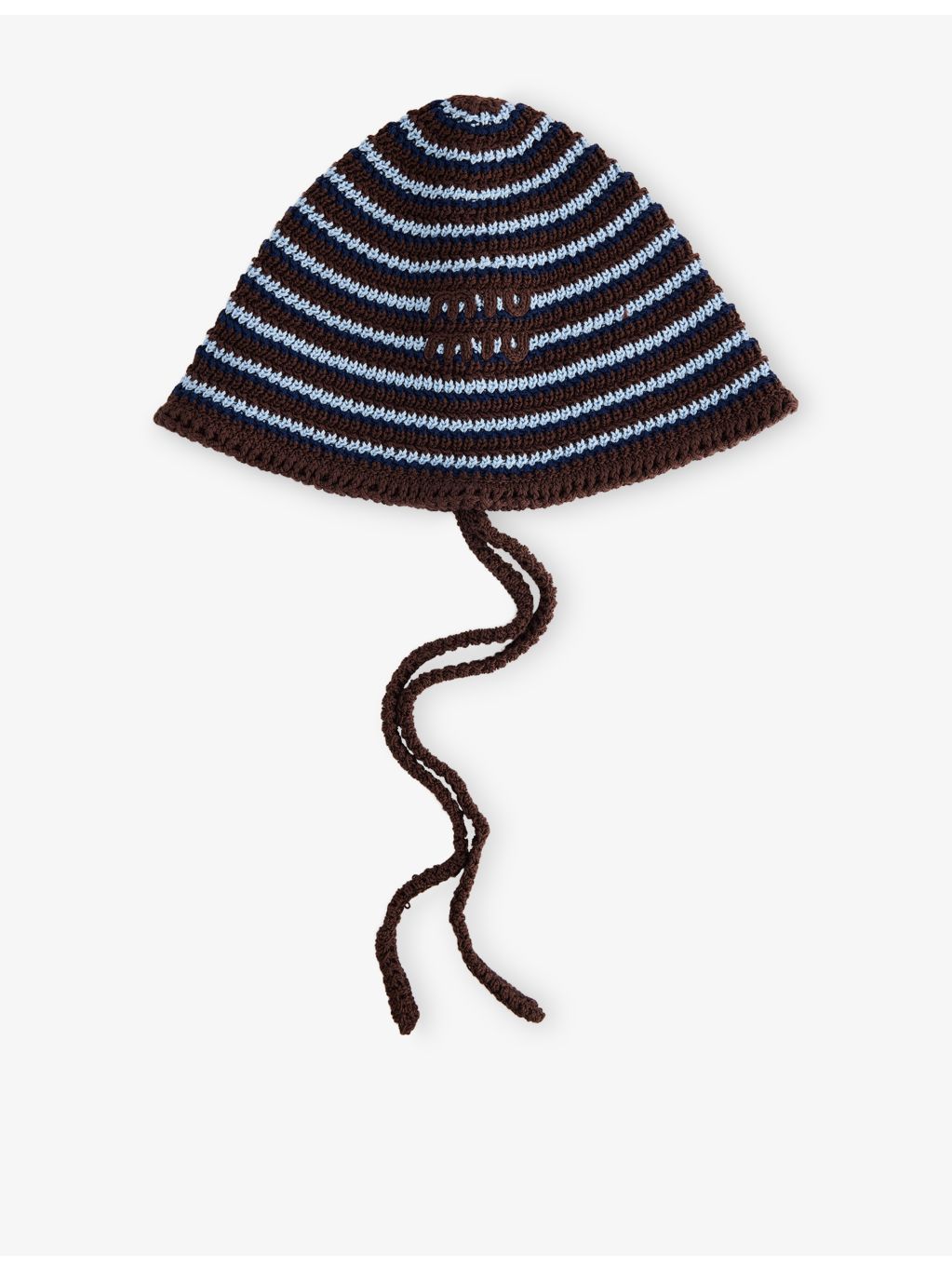 Miu Miu cotton crochet sun hat - British product