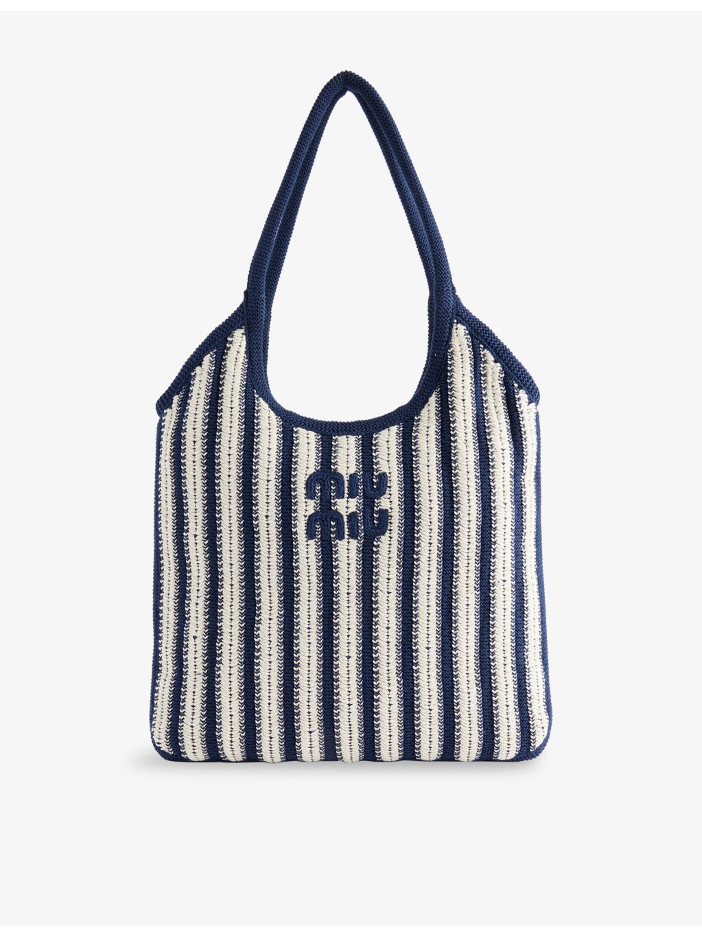 Miu Miu crochet cotton tote bag, imported from the UK