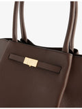 DeMellier New York structured leather tote bag, UK version