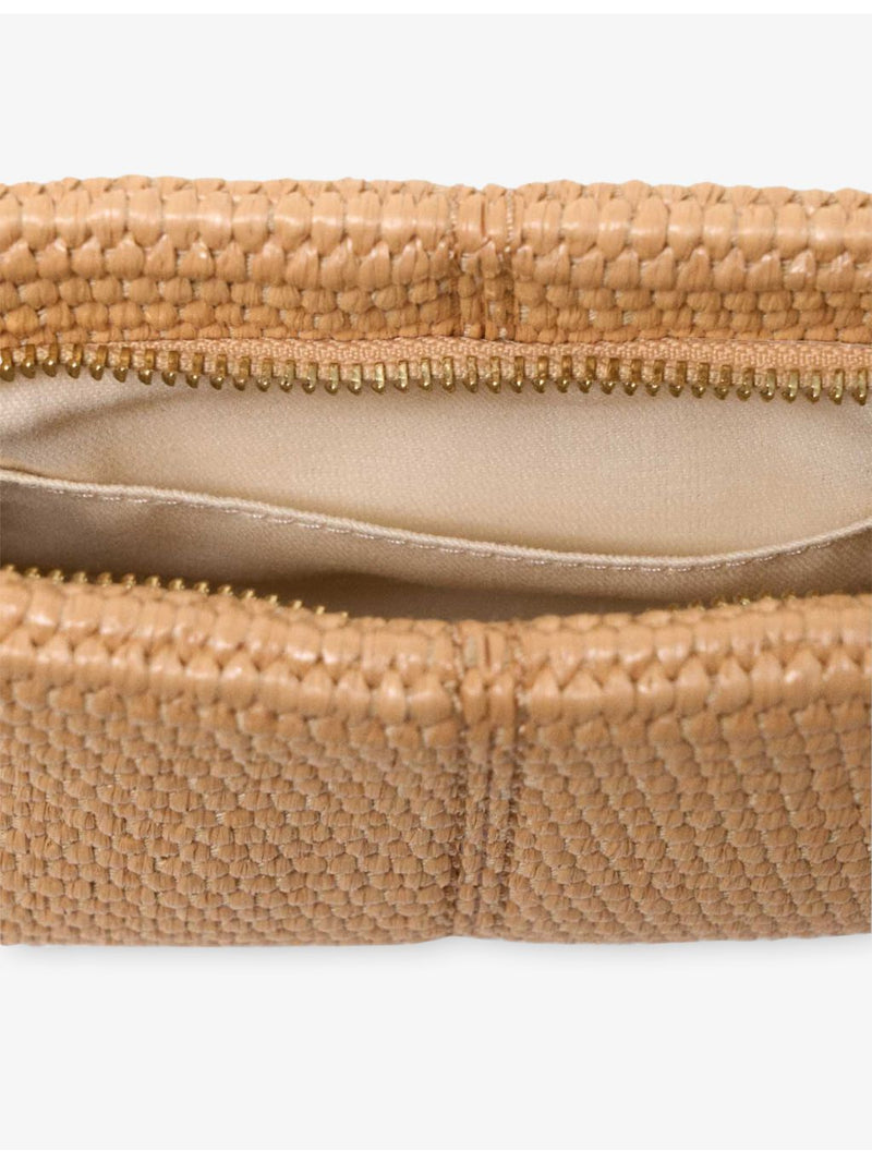 Maje raffia shoulder bag, imported from the UK