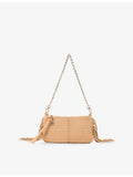 Maje raffia shoulder bag, imported from the UK