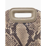 Maje Miss M mini snake-print leather shoulder bag, UK version