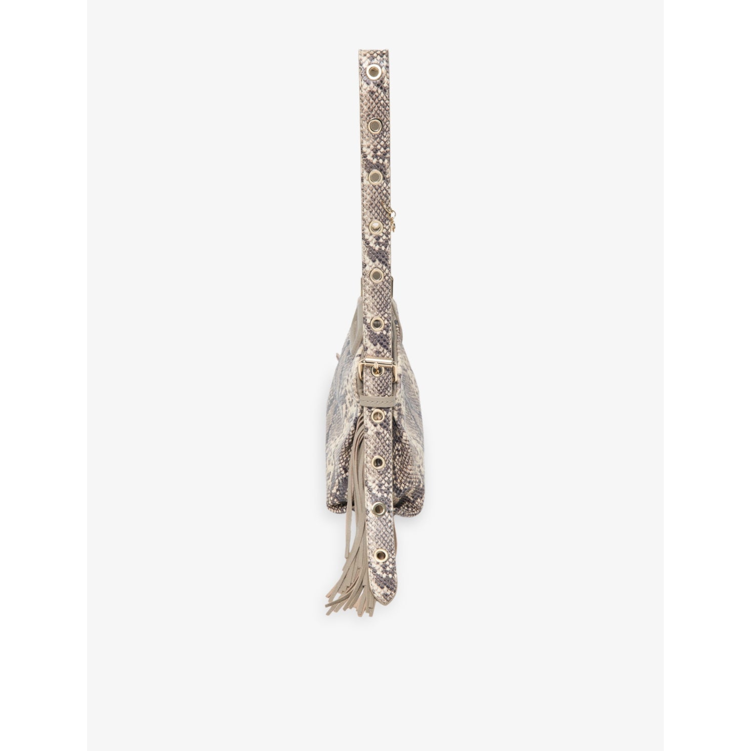 Maje Miss M mini snake-print leather shoulder bag, UK version