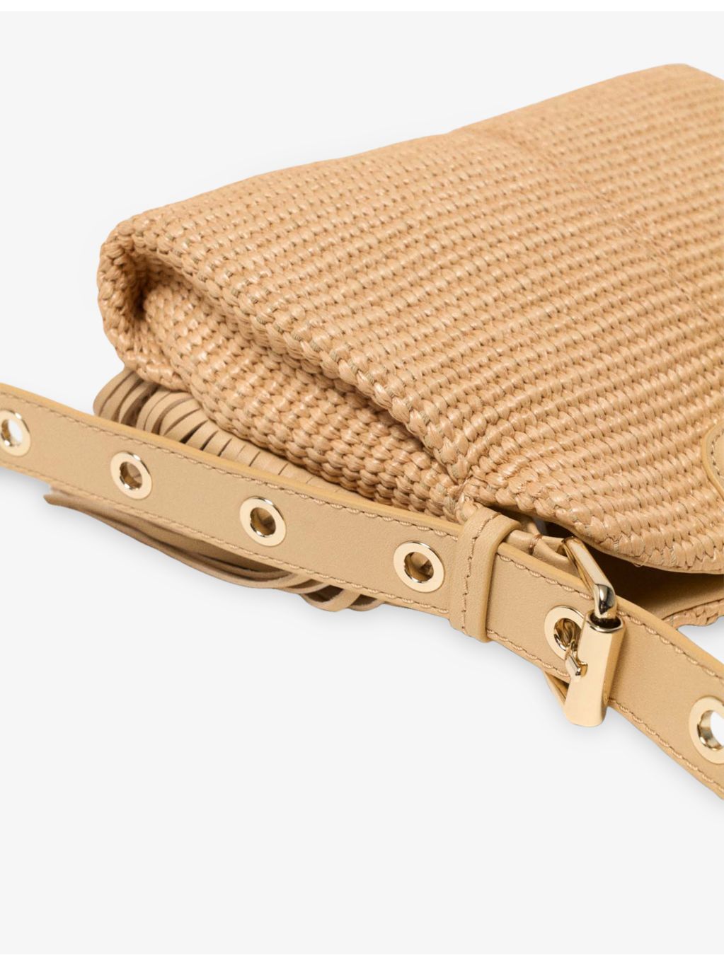 Maje Miss M mini raffia shoulder bag (British brand)