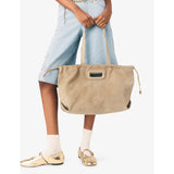Maje Milpli suede tote bag with heart charms - (British brand)