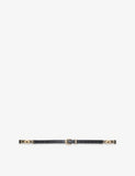 Maje Croc-Effect Leather Belt