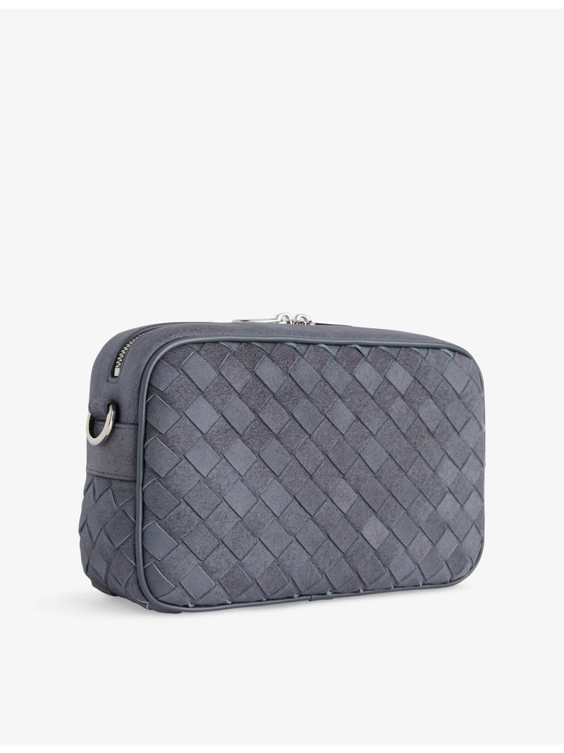 Bottega Veneta suede camera cross-body bag (British brand)