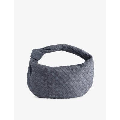 selfridges Bottega Veneta Jodie Classic Suede Handbag 48cm x 40cm x 16cm- Buy online at McGrocer