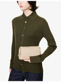 Bottega Veneta Notturo leather shoulder bag 27cm, imported from the UK
