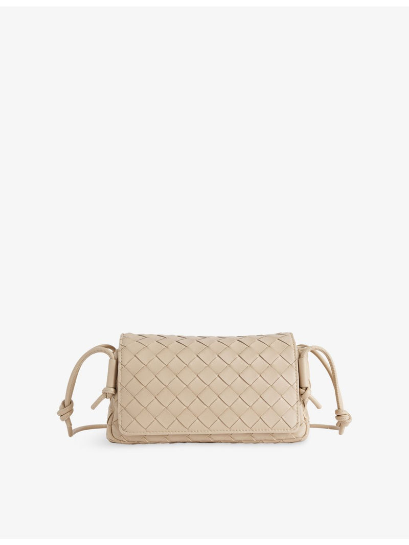 Bottega Veneta Notturo leather shoulder bag 27cm, imported from the UK