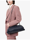 Bottega Veneta Lauren large leather clutch bag, UK version