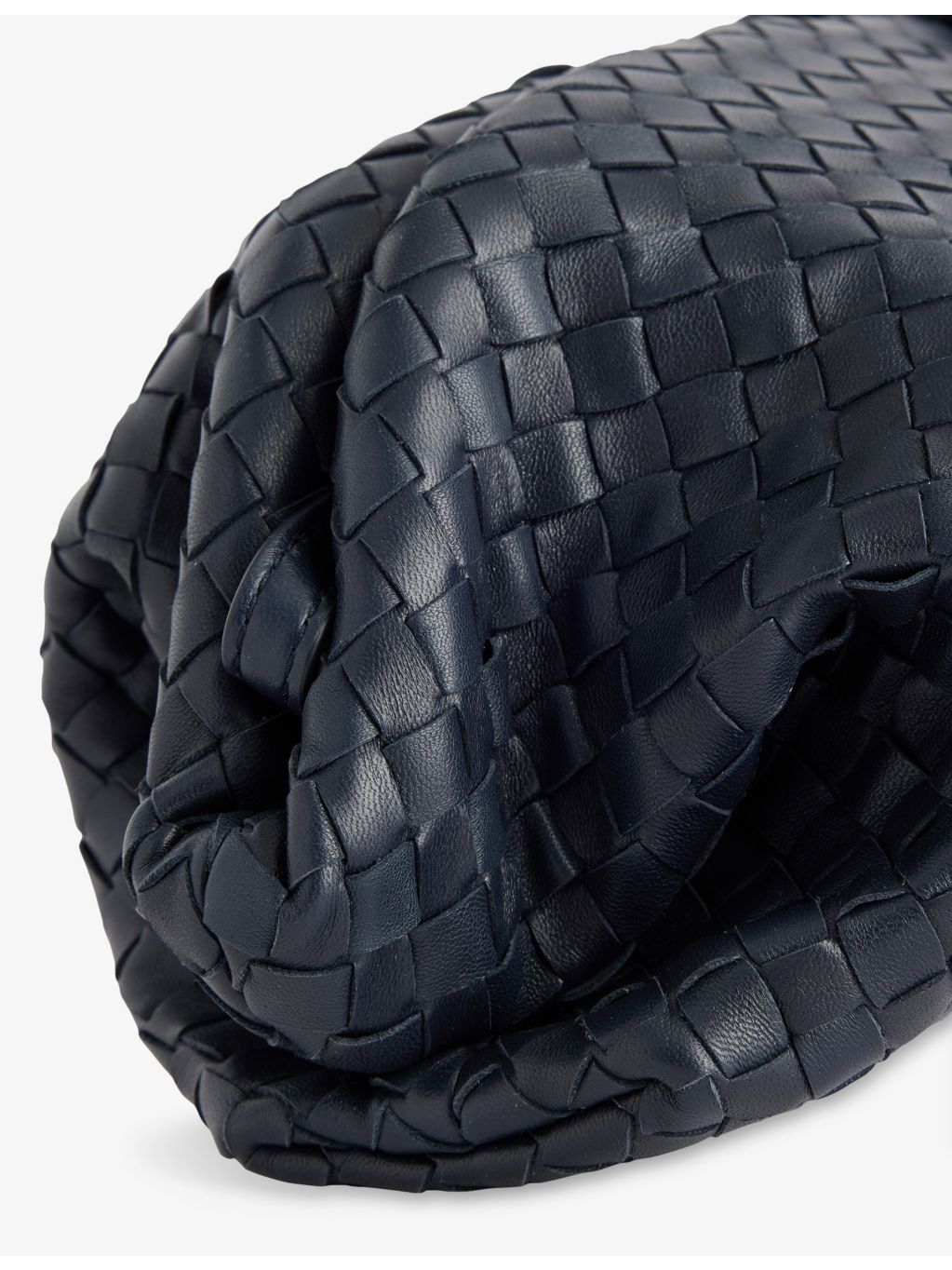 Bottega Veneta Lauren large leather clutch bag, UK version