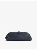 Bottega Veneta Lauren large leather clutch bag, UK version