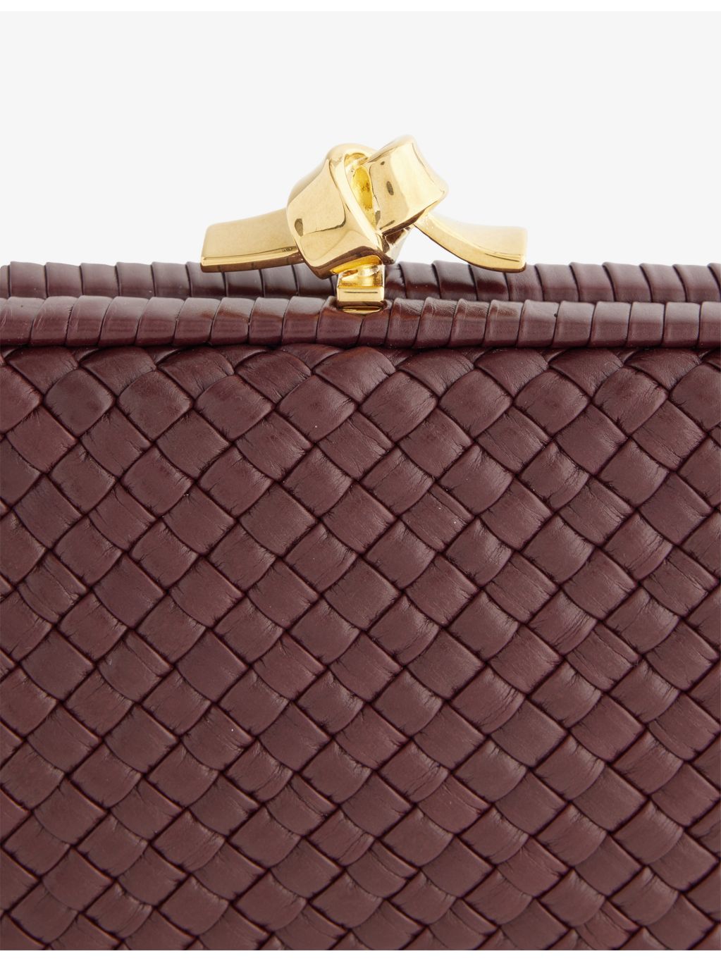 Bottega Veneta Soft Knot leather clutch bag (British brand)