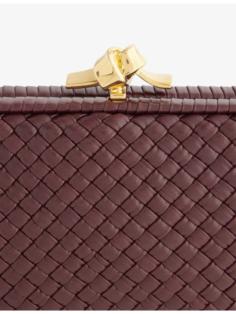 Bottega Veneta Soft Knot leather clutch bag (British brand)