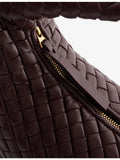 Bottega Veneta medium leather shoulder bag with polished finish (British brand)
