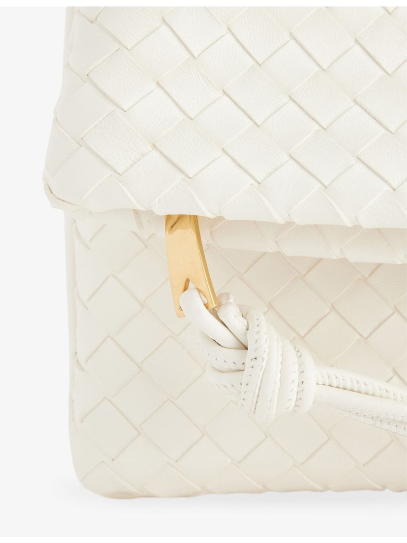 Bottega Veneta fold zip leather clutch, imported from the UK