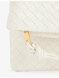 Bottega Veneta fold zip leather clutch, imported from the UK