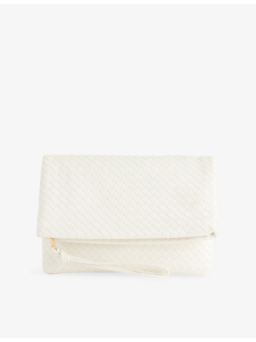 Bottega Veneta fold zip leather clutch, imported from the UK