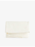 Bottega Veneta fold zip leather clutch, imported from the UK