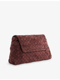 Bottega Veneta suede pouch 33cm wide - British product