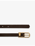 Reiss Iris suede belt with gold-tone buckle - British product