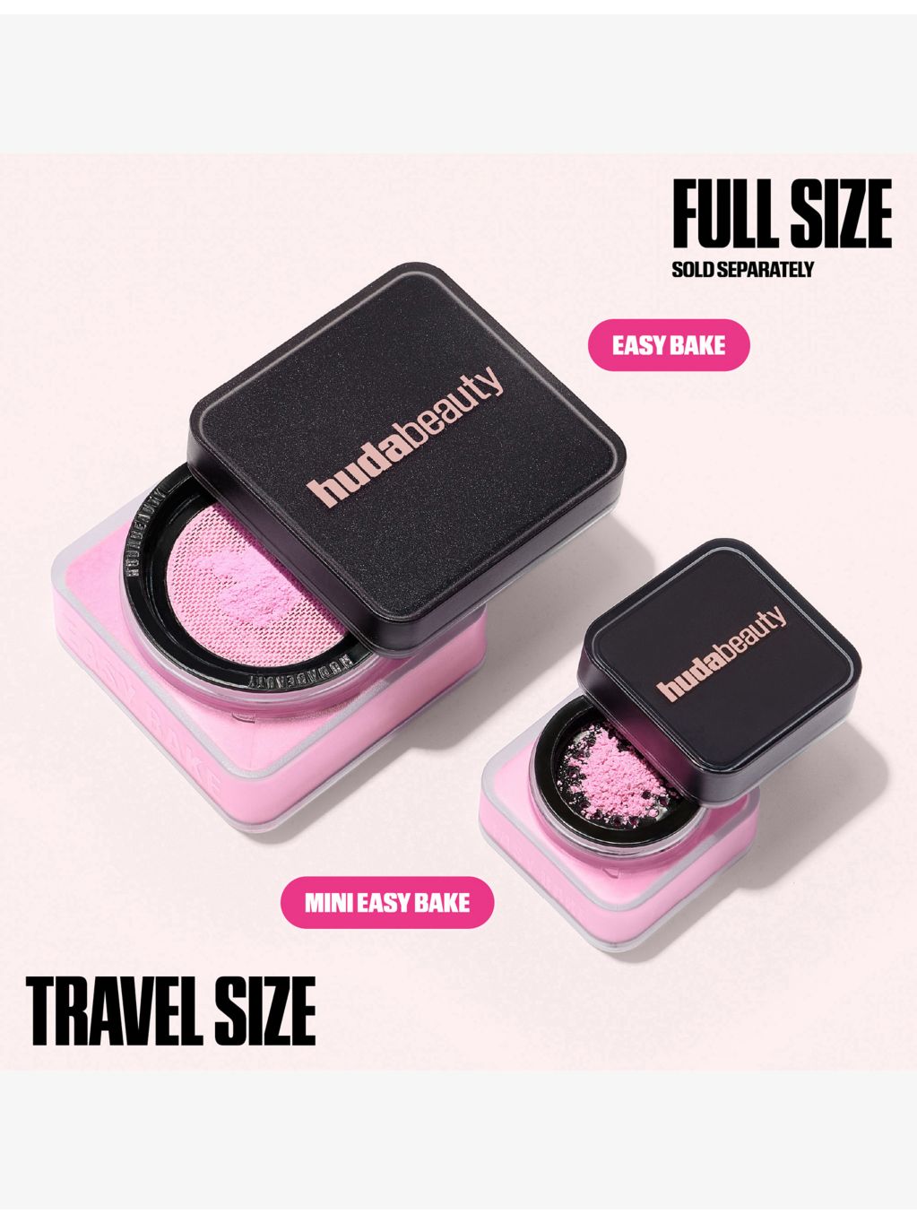 Huda Beauty Baby Bake Mini loose powder 6g (British brand)