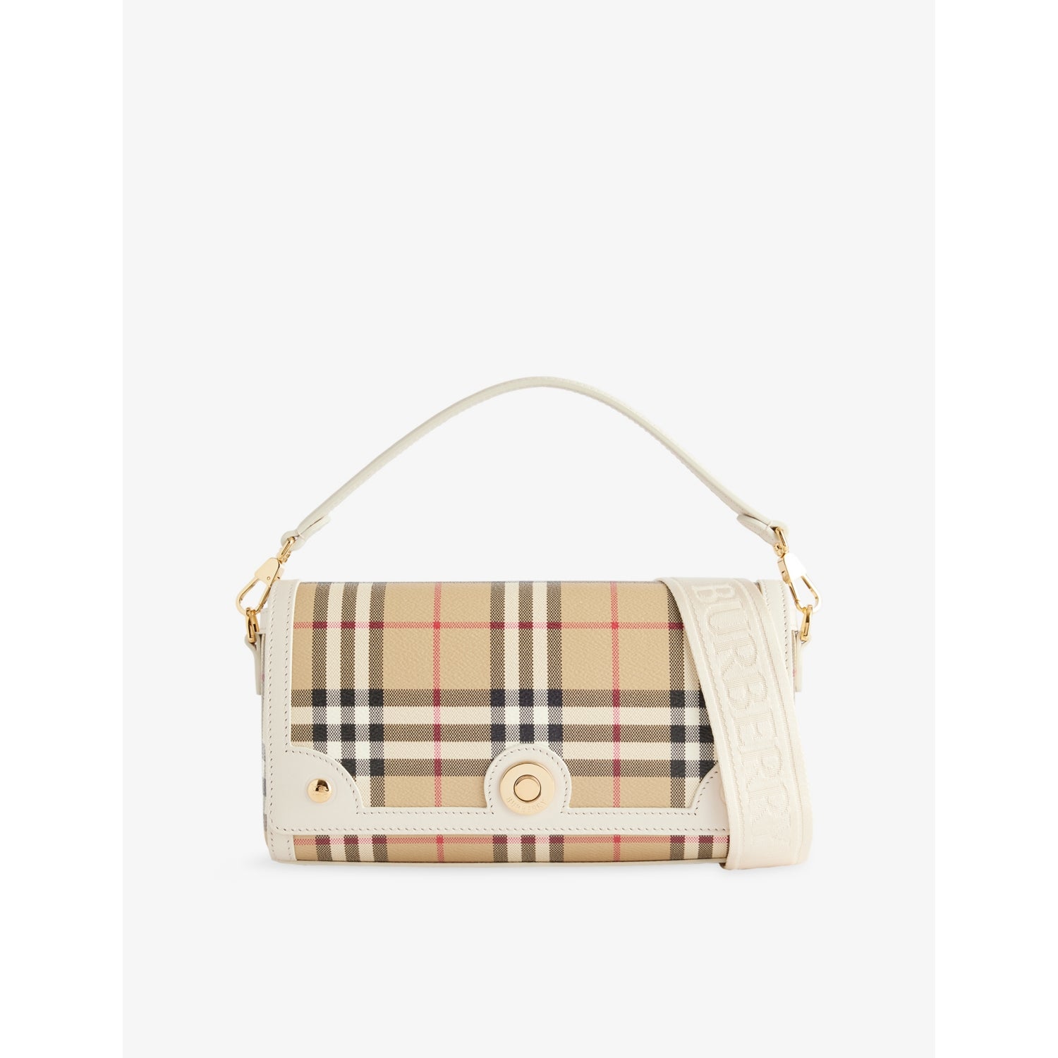 Burberry coated canvas top-handle bag, UK version
