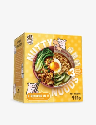 Pigtoria Nutty Noods noodle kit 411g, imported from the UK