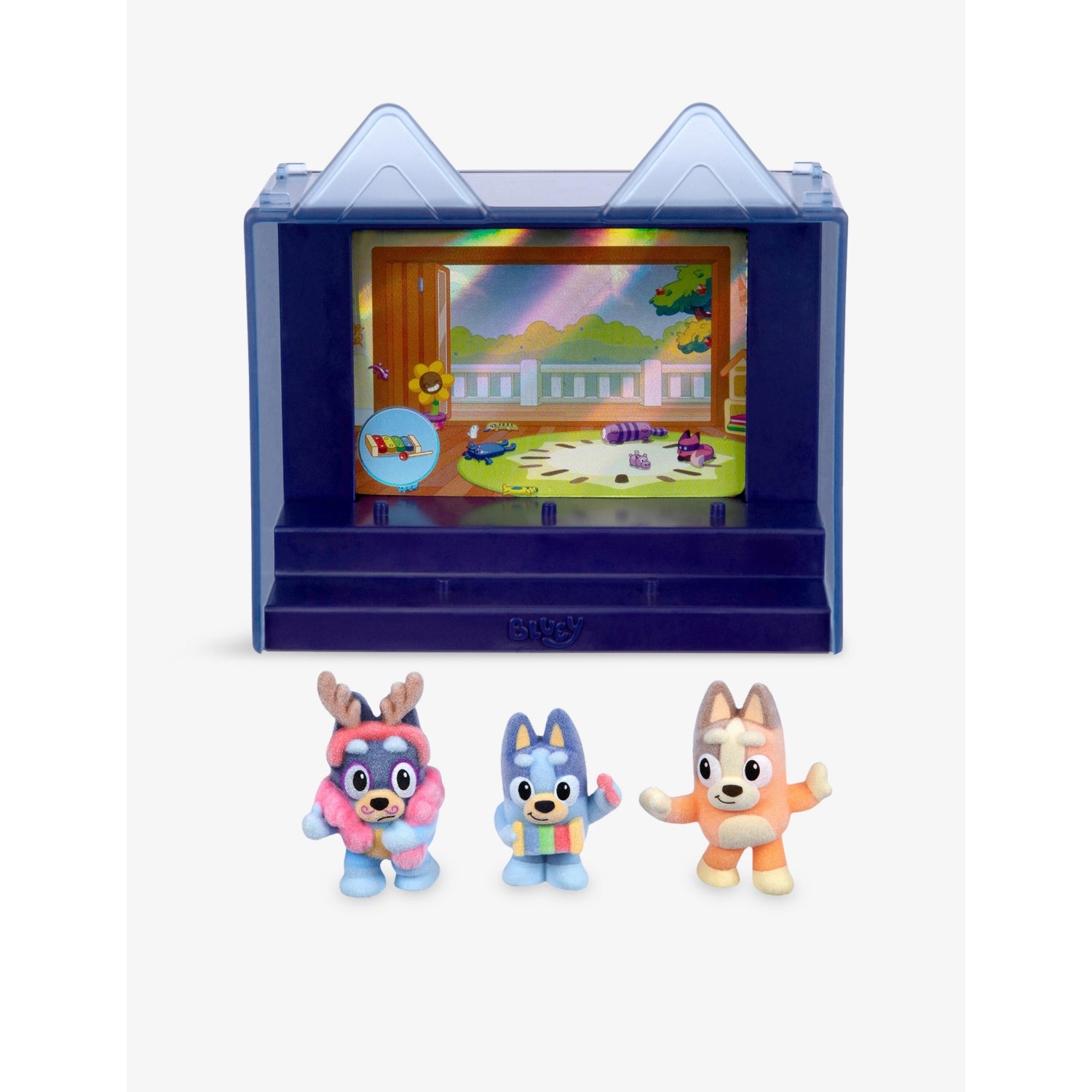 Bluey Fuzzies Xylophone three-pack playset - British product