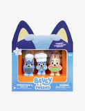 Bluey Fuzzies episode three-pack playset with mini-figures (British brand)