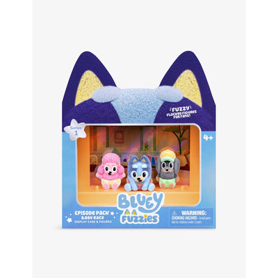 selfridges Bluey Fuzzies Baby Race Episode Three-Pack Playset- Buy online at McGrocer