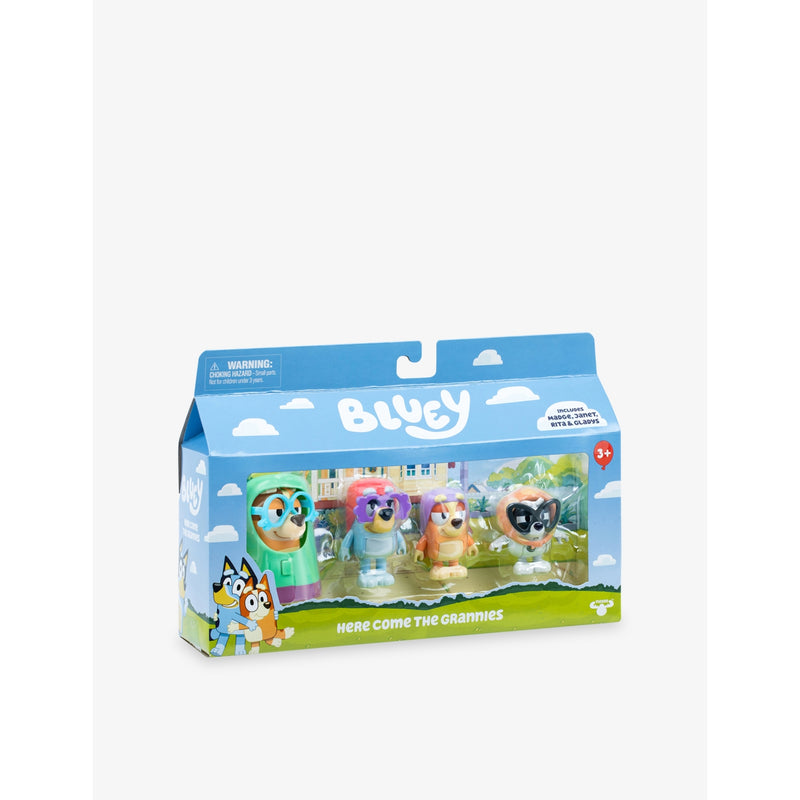 Bluey Grannies figure playset four-pack 8cm, imported from the UK