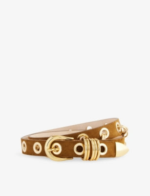 Revenge Ring Suede Belt
