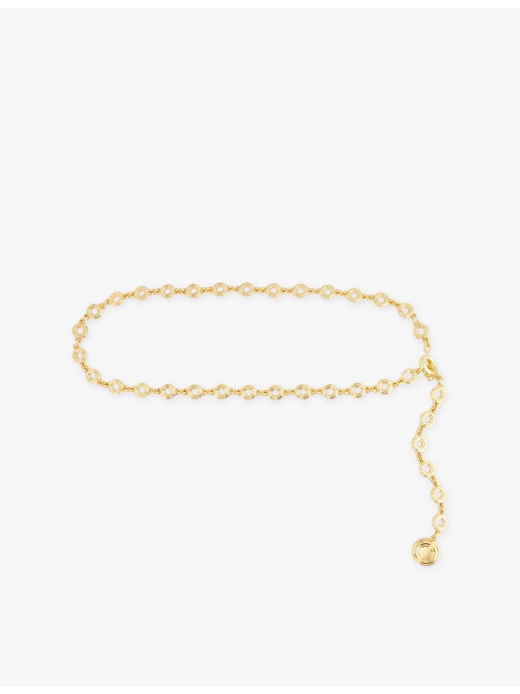 Elysées metal chain belt 97cm with spring clasp, UK version